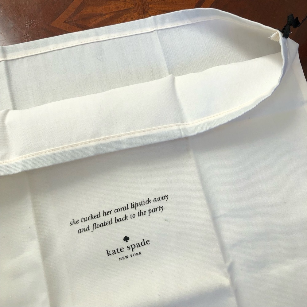 KATE SPADE NWOT Large Storage Bag with Drawstring - Picture 3 of 3